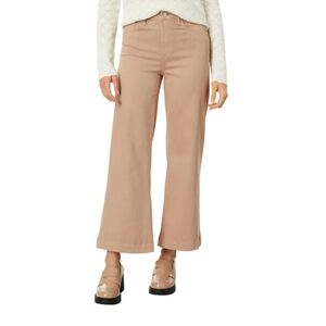 PAIGE Beige Wide-Leg Trousers